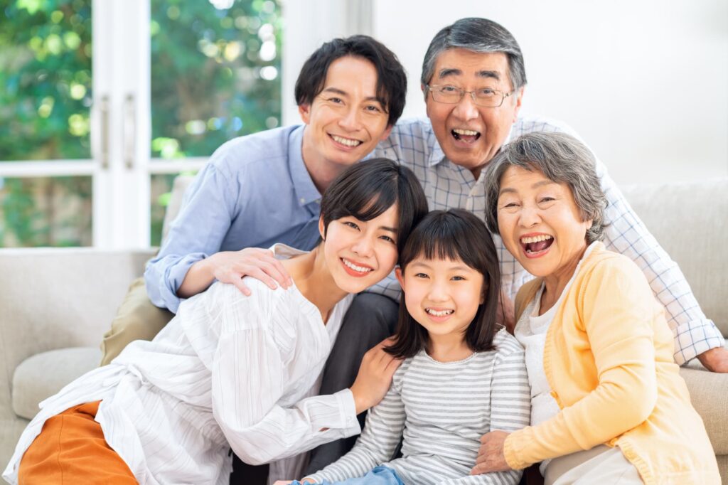 毎日のケアで歯を健康に保つ家族